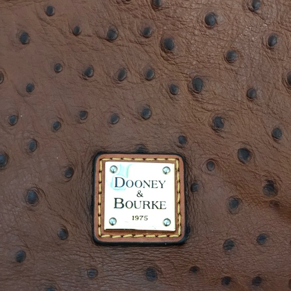 Dooney & Bourke Cognac Leather Cooper Hobo Bag - Picture 8 of 16